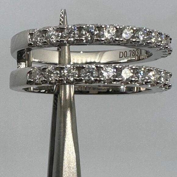 Moissanite Diamond Ring Enhancer Wedding Band GRA Certified Jewelry Size 7 - Picture 7 of 12